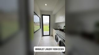 Thiết kế phòng giặt tối giản