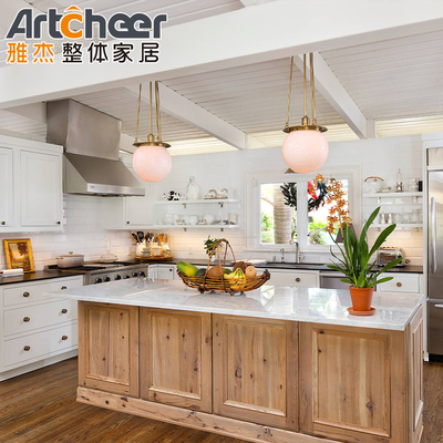 Mua Đơn vị hóa kích thước đồ nội thất nhà bếp gỗ rắn Bộ tủ nhà bếp với tủ xám sản xuất trực tuyến