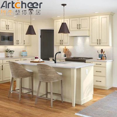 Mua Các tủ shaker mỏng màu sồi được làm bằng gỗ bạch tuộc rắn để thiết kế nhà bếp tùy chỉnh sản xuất trực tuyến