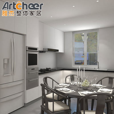 Mua Tủ nhà bếp kiểu gỗ rắn bền với mặt bàn cạnh Beveled sản xuất trực tuyến