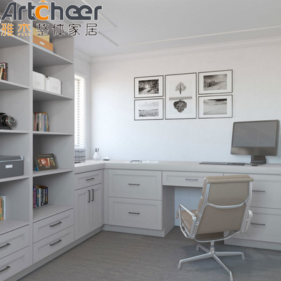 Mua Các tủ bếp White Shaker hiện đại với miếng vỏ bàn làm bằng nhựa sản xuất trực tuyến