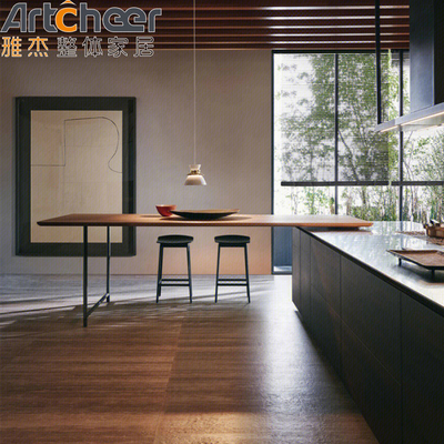 Mua Cơ sở tùy chỉnh bàn tay tủ bếp với Black Bench Top và kéo trượt sản xuất trực tuyến