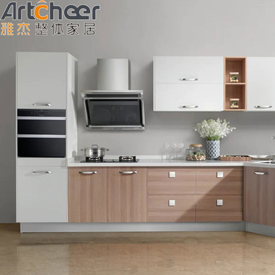 Mua Tủ bếp mini thời trang hiện đại với tổ chức lưu trữ và cửa gỗ bền sản xuất trực tuyến