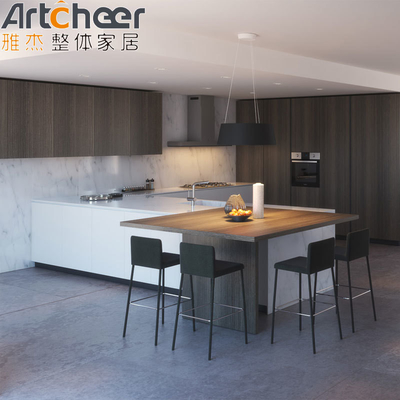 Mua Tủ bếp màu trắng trong phong cách thiết kế tối giản để quảng bá dự án sản xuất trực tuyến