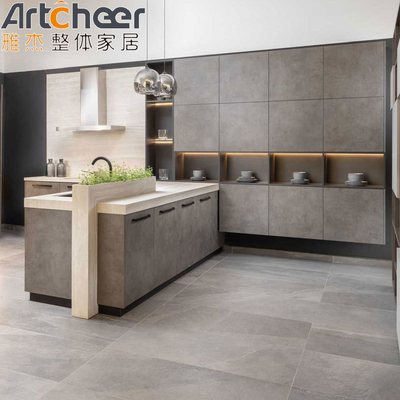 Mua Bộ tủ bếp Ý hiện đại với mặt bàn thép không gỉ và thiết kế mô-đun sản xuất trực tuyến
