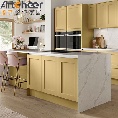 Mua Melamine board Door Material Stone Custom Kitchen Islands Bàn với kho sản xuất trực tuyến