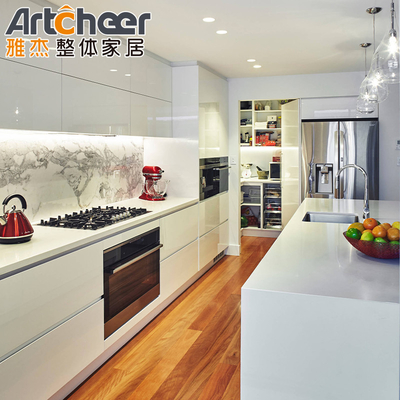 Mua Tủ bếp kích thước tùy chỉnh với ngăn kéo và đảo duy nhất trong thiết kế đương đại sản xuất trực tuyến