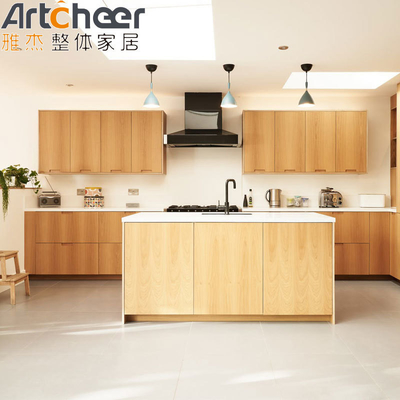 Mua Modular Việt Nam PET bề mặt hoàn thiện ẩm thực nội thất nhà bếp tùy chỉnh vật liệu MDF cho sự đơn giản của châu Âu sản xuất trực tuyến