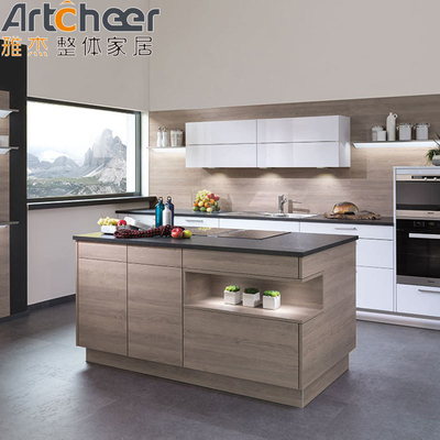 Mua Thiết bị nhà bếp gỗ dán hiện đại Bộ tủ để lưu trữ đầy đủ trong nhu cầu cao sản xuất trực tuyến