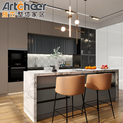 Mua Các tủ bếp chống thấm theo thiết kế truyền thống với bàn làm việc cạnh Beveled Radius sản xuất trực tuyến