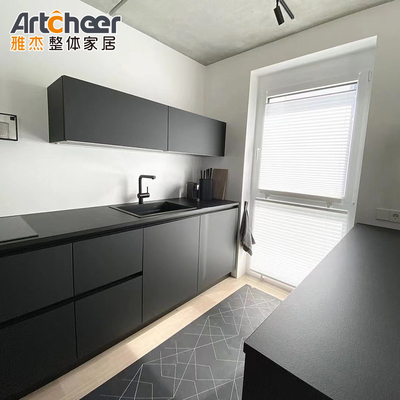 Mua Thiết kế đồ nội thất nhà bếp hiện đại Cabinets hấp dẫn với tay cầm cửa và khô đĩa sản xuất trực tuyến