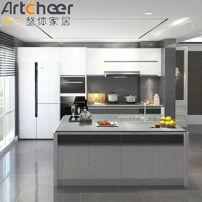Mua Phòng bếp tiêu chuẩn Mỹ kiểu đơn giản với cửa trập và tay cầm sản xuất trực tuyến