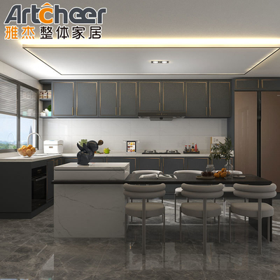 Mua Phòng bếp tùy chỉnh mô-đun Đen và trắng Sơn mài cho đồ nội thất bếp sản xuất trực tuyến