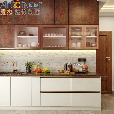 Mua Tủ bếp kiểu Mỹ với thiết kế hiện đại và xây dựng bằng gỗ rắn sản xuất trực tuyến