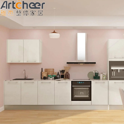Mua UK Style Solid Wood Door Panel High Gloss Lacquer Finish I Shape Tủ bếp mini sản xuất trực tuyến