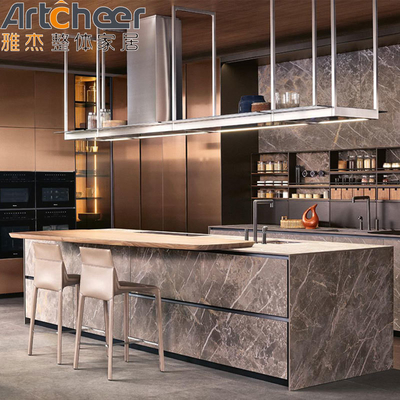 Mua Tủ bếp cửa kính thiết kế hiện đại với Lăng nhang Susan lưu trữ và kích thước tùy chỉnh sản xuất trực tuyến