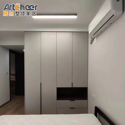 Mua Villa hiện đại trượt Alimirah gỗ kết hợp kính quần áo quần áo tổ chức sản xuất trực tuyến
