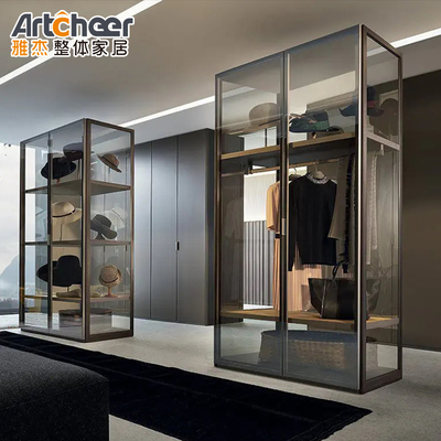 Mua Đồ nội thất phòng ngủ Thiết kế sang trọng khung nhôm Hệ thống tủ quần áo đi bộ với phụ kiện sản xuất trực tuyến