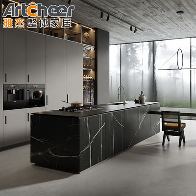 Mua Solid Wood I Shape Kitchen Cabinet gỗ veneer tủ đựng đồ cho nhà bếp của bạn sản xuất trực tuyến