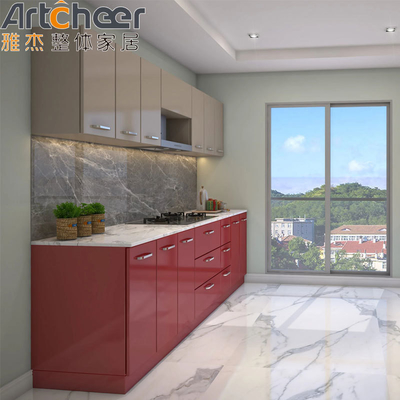 Mua Đồ nội thất gỗ dán bền màu xám tỏa sáng tủ bếp với sơn mài sản xuất trực tuyến