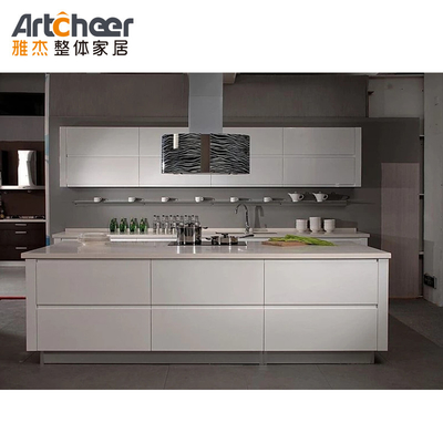 Mua Marble Top Flat Doors Solid Wood Kitchen Cabinet Thiết kế đồ nội thất phong cách Ý đương đại sản xuất trực tuyến