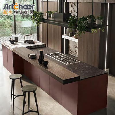 Mua Màu sắc tùy chỉnh và bền Modern Kitchen Cabinet Furniture Set with Pull Down Basket sản xuất trực tuyến