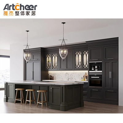 Mua Tủ bếp thiết kế hiện đại với E1 chất liệu lớp Eco thân thiện kệ sản xuất trực tuyến