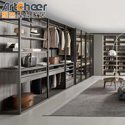 Mua Cửa mở từ sàn đến trần nhà hiện đại đi bộ trong tủ quần áo trải nghiệm đỉnh cao của sự sang trọng sản xuất trực tuyến