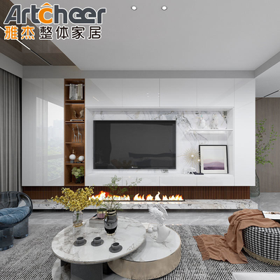 Mua Xưởng TV gỗ cao cấp E1 Thiết kế đồ nội thất cho phòng khách hiện đại sản xuất trực tuyến