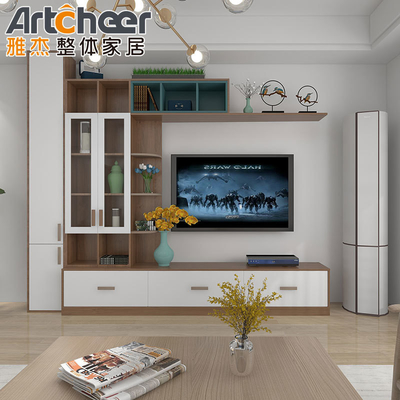 Mua Trang chủ đồ nội thất Đơn giản TV LED tường lắp đặt Stand Cabinet với cửa trượt ở Indonesia sản xuất trực tuyến