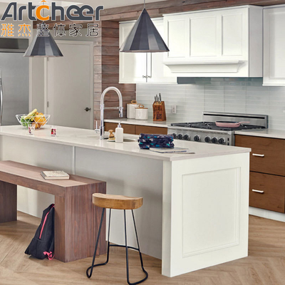 RTA mô-đun kích thước tùy chỉnh thiết kế đơn giản hiện đại Đồ nội thất nhà bếp sơn