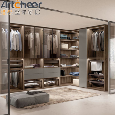 Thiết bị phòng ngủ thực tế Artcheer Walkin Wardrobe Lưu trữ cho không gian bếp chức năng