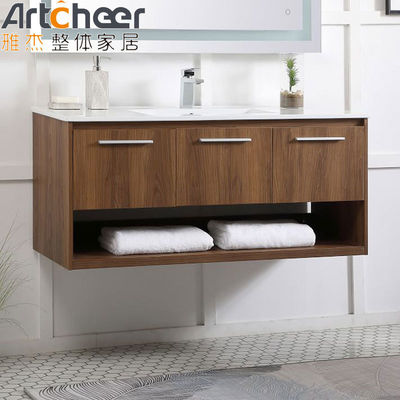 Modern Quartz Counter Top Vanity Combo Midcentury Bathroom Vanity Cabinets cho ngôi nhà phong cách